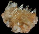 Tangerine Quartz Crystal Cluster - Madagascar #58807-1